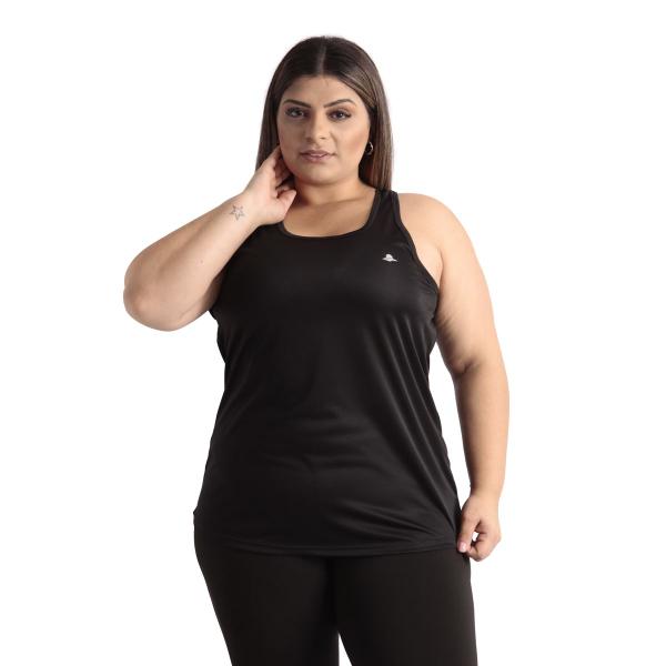 Kit 5 Regatas Plus Size Feminina - FORÇA DO SOL Imagem de Kit 5 Regatas Plus Size Feminina