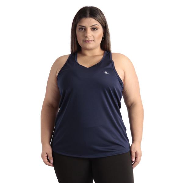Kit 5 Regatas Plus Size Feminina - FORÇA DO SOL Imagem de Kit 5 Regatas Plus Size Feminina