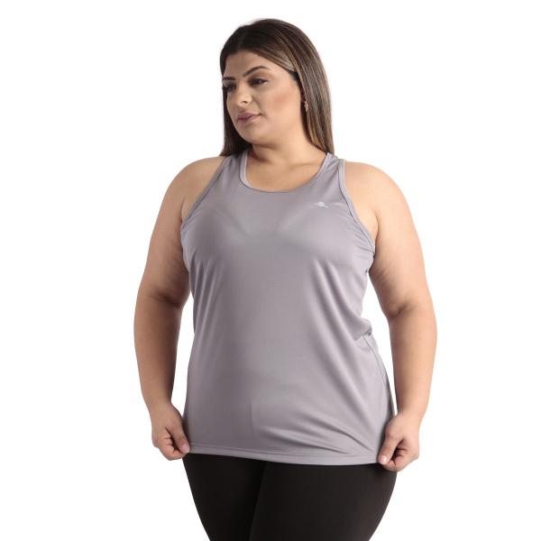 Kit 5 Regatas Plus Size Feminina - FORÇA DO SOL Imagem de Kit 5 Regatas Plus Size Feminina