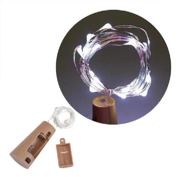 Imagem de Kit 5 Rolha Fio LED Cordão Luz de Fada Para Decoração