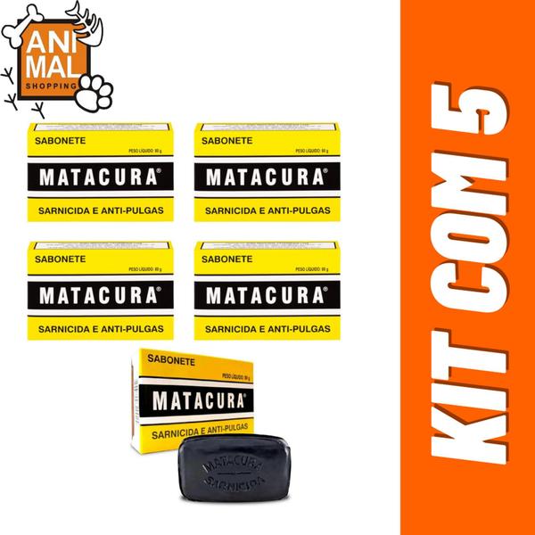 Imagem de Kit 5 Sabonetes Matacura 80g