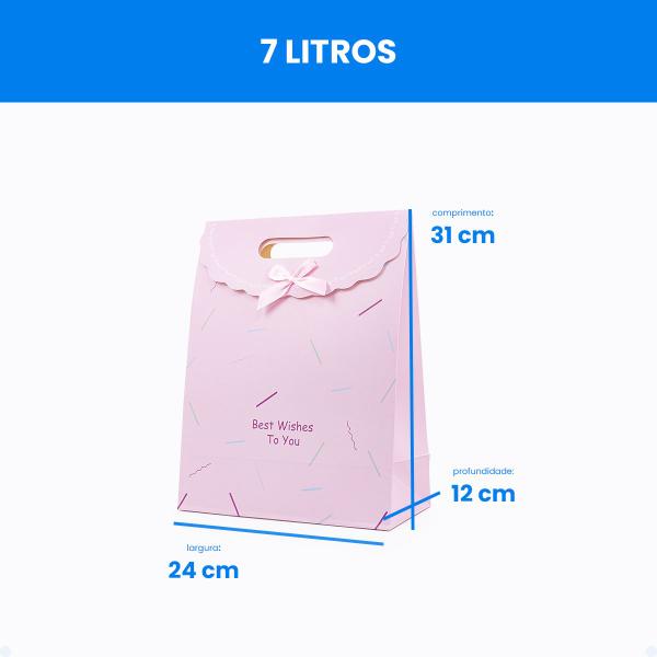 Kit 5 Sacolas De Papel 31x24 Lembrancinha Embalagem Presente - Hxt Imagem de Kit 5 Sacolas De Papel 31x24 Lembrancinha Embalagem Presente