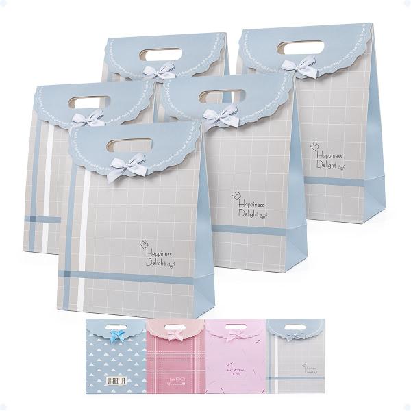 Kit 5 Sacolas De Papel 31x24 Lembrancinha Embalagem Presente - Hxt Imagem de Kit 5 Sacolas De Papel 31x24 Lembrancinha Embalagem Presente