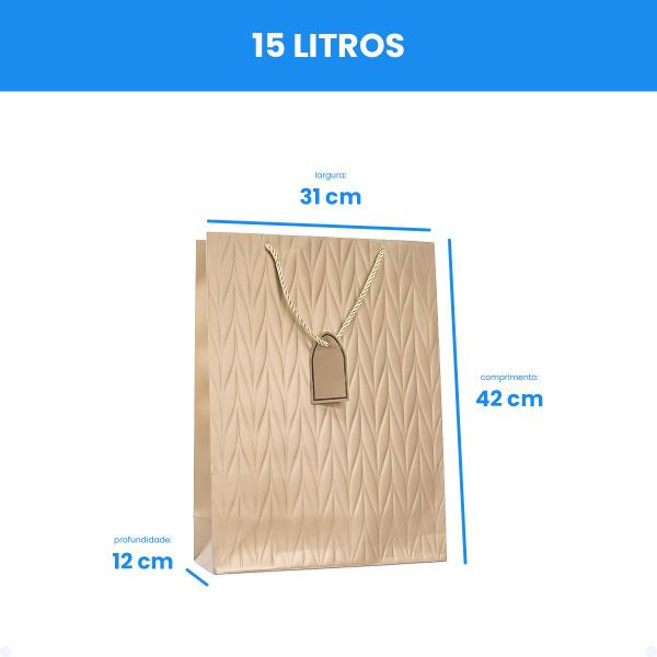 Imagem de Kit 5 Sacolas De Papel Bolsa Colorida Lembrancinha Presente