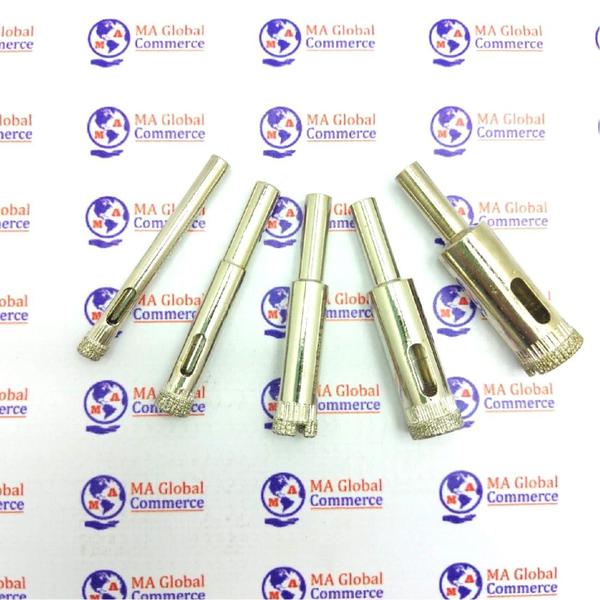 Imagem de Kit 5 Serra Copos Diamantadas 6 8 10 12 14mm - Produto Primeira Linha