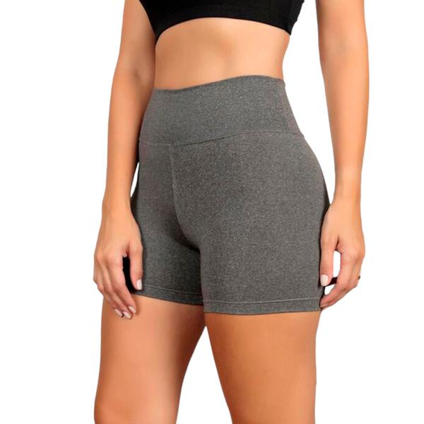 Imagem de Kit 5 Shorts Bermudas Leg BÁSICA Legging Fitness Cintura Alta Treino 1038