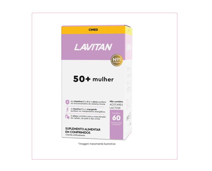 Imagem de Kit 5 Suplemento Lavitan 50+ Mulher 60 Comprimidos - Cimed