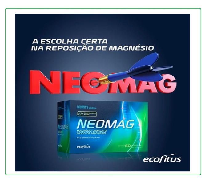 Imagem de Kit 5 Suplemento Neomag Com 60 Comprimidos - Ecofitus