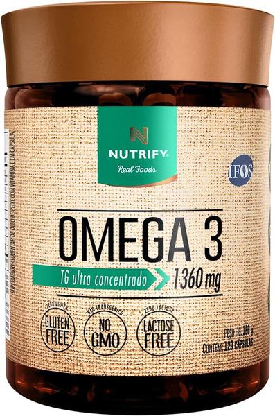 Imagem de Kit 5 Suplemento Ômega 3 Tg 1361mg - 521mg Dha - Nutrify