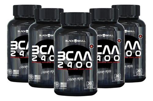 Kit 5 Suplementos Em Tablete Bcaa Em Pote Black Skull Imagem de Kit 5 Suplementos Em Tablete Bcaa Em Pote Black Skull