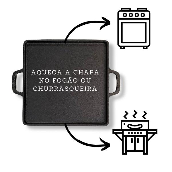 Imagem de Kit 5 Tábuas de Madeira para Churrasco Com Chapa E Cumbucas