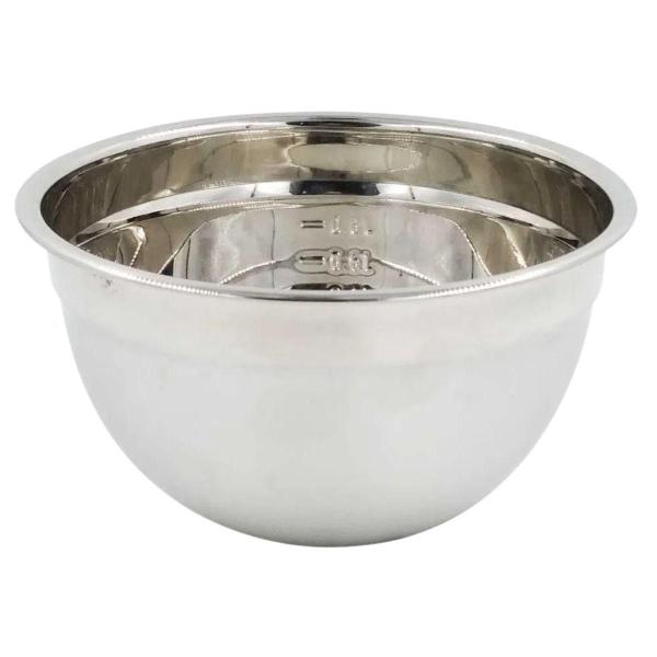 Imagem de Kit 5 Tigela Bowl Aço Inox 30, 28 , 26, 22 E 18Cm