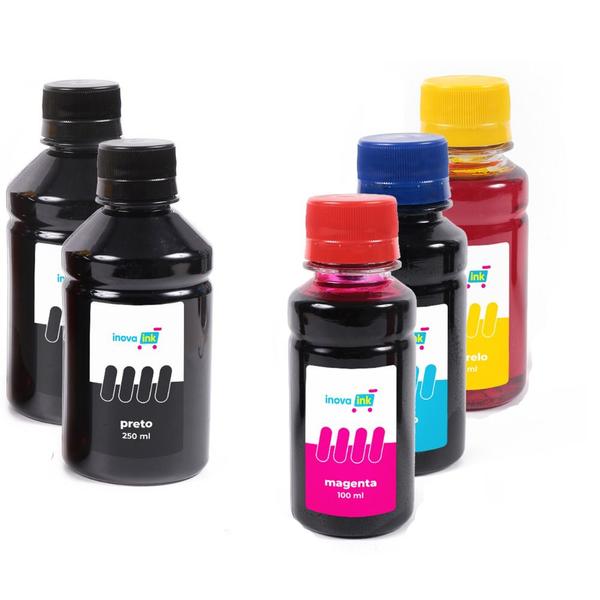 Imagem de Kit 5 Tintas Compatível L4150 800ml Inova Ink