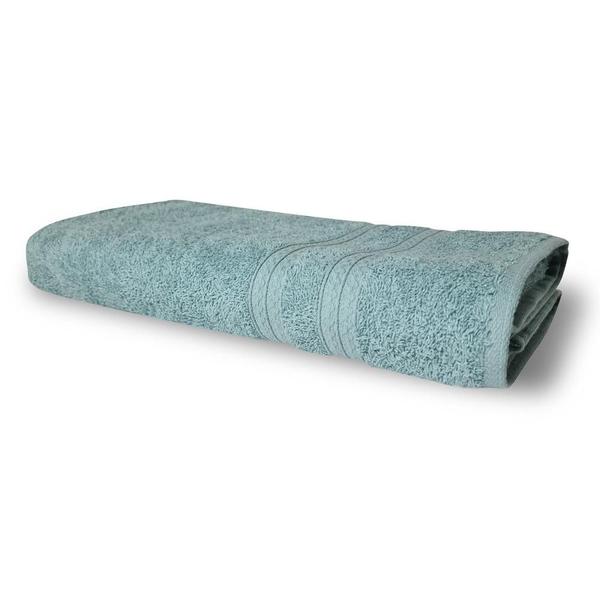 Imagem de Kit 5 Toalhas de Banho 430g/m² Grande Grossa 80x150cm Itália Soft - Verde