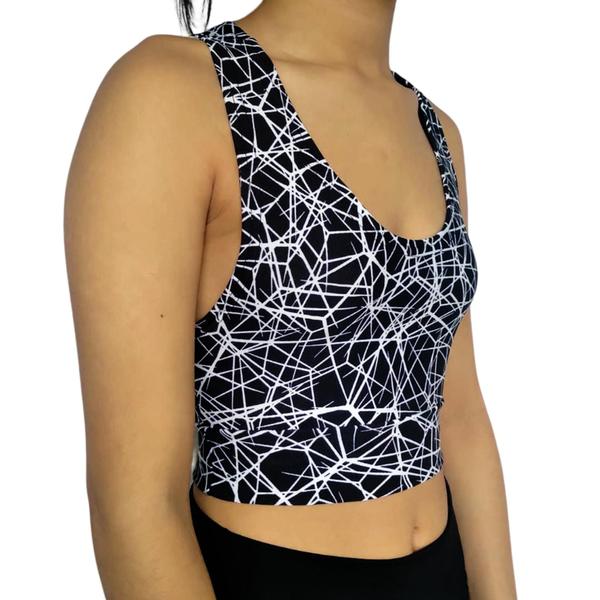 Imagem de Kit 5 Tops Femininos Regata Justos Barra Estampas Sortidas Suplex PP ao Plus Size