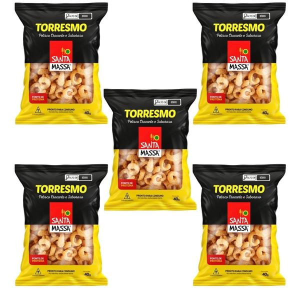 Kit 5 Torresmos Santa Massa 40g Imagem de Kit 5 Torresmos Santa Massa 40g