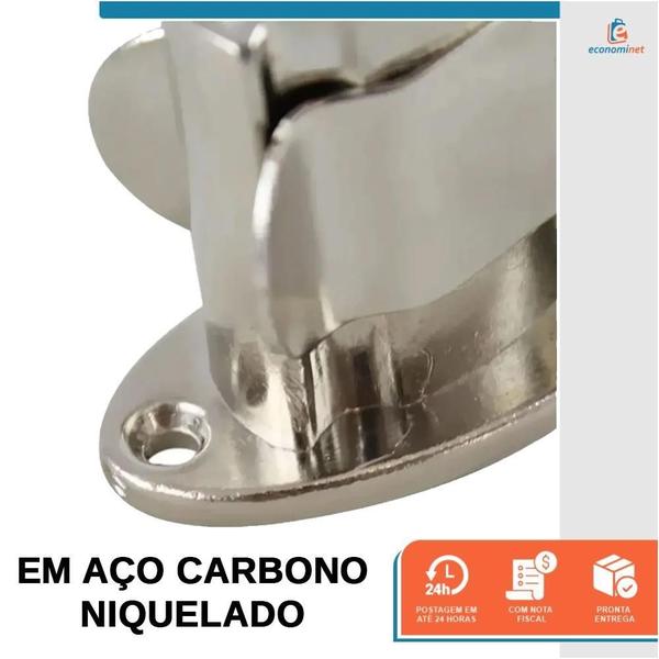 Imagem de Kit 5 Trava Porta Fixador Prendedor de Porta para Piso Chão