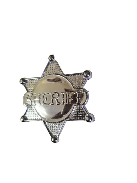 Imagem de Kit 5 un Distintivo Xerife Broche estrela Policial Fantasia