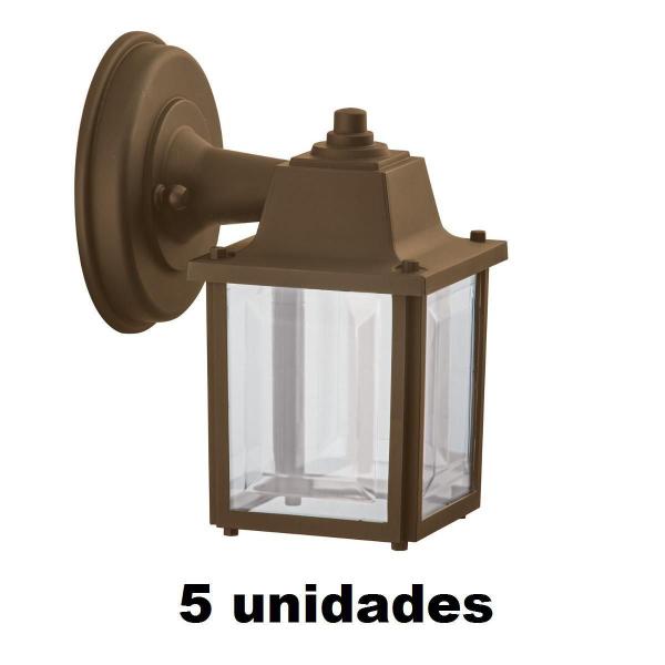 Imagem de Kit 5 Un Luminaria Arandela Vintage Externa Colonial  Alz18