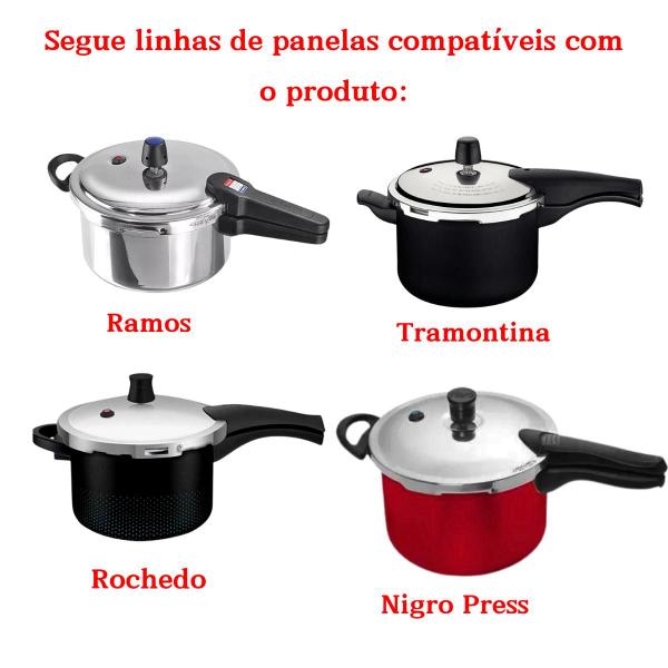 Imagem de Kit 5 Válvulas De Segurança Para Panela De Pressão Para Todas As Marcas