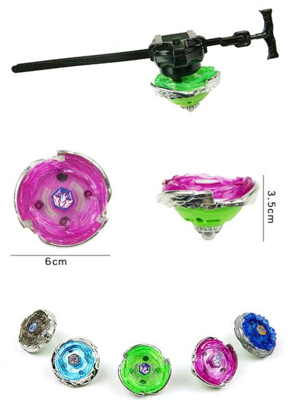 Imagem de Kit 50 Beyblade Metal Tornado C/luz + 50 Lançador Speed Top