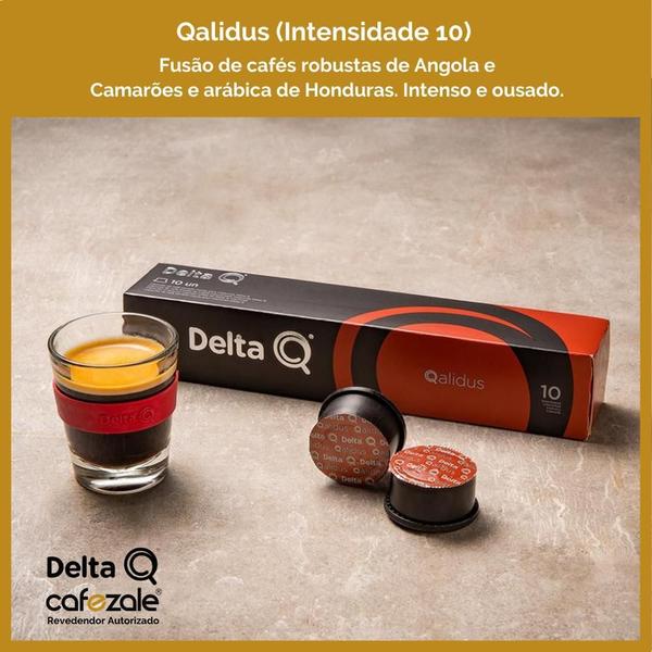 Imagem de Kit 50 Cápsulas Delta Q Café Intensidade 10 Qalidus