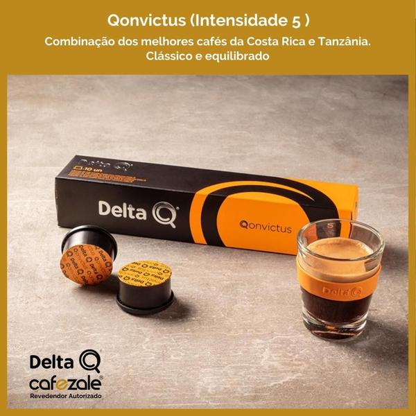 Imagem de Kit 50 Cápsulas Delta Q Café Intensidade 5 Qonvictus