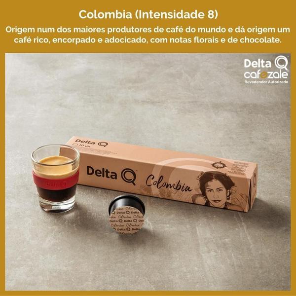 Imagem de Kit 50 Cápsulas Delta Q Café Intensidade 8 Colombia