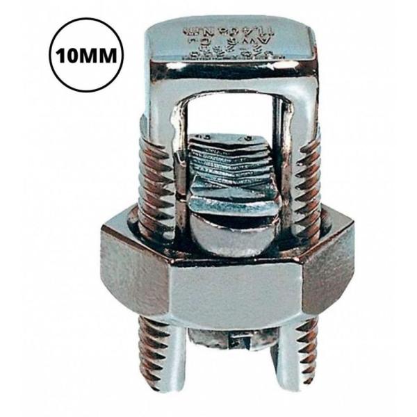 Imagem de Kit 50 conector parafuso split bolt 10mm pressao intelli 1801