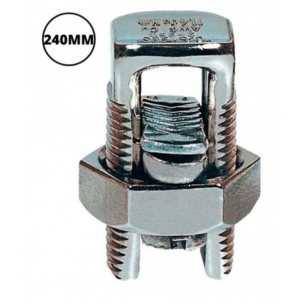 Imagem de Kit 50 conector parafuso split bolt 240mm pressao intelli 1811