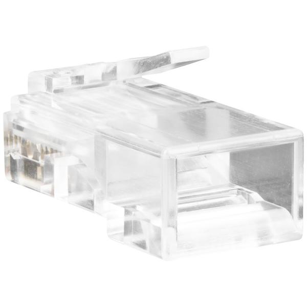 Imagem de Kit 50 Conectores RJ45 CAT 6 CONEX 1000 Intelbras