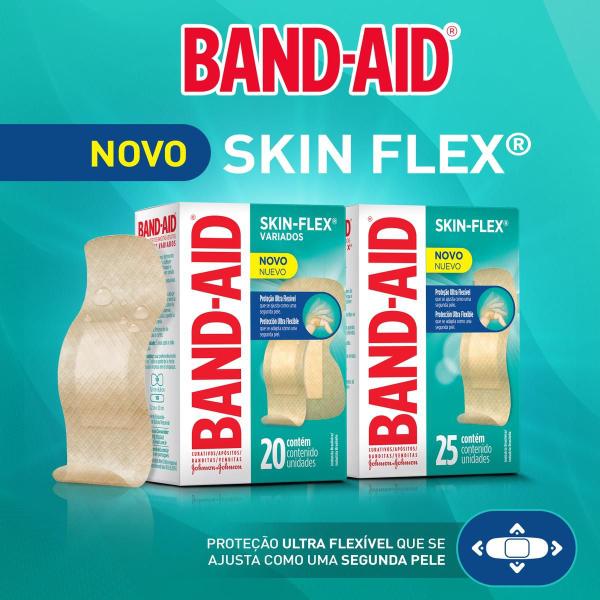 Imagem de Kit 50 Curativos Band-Aid Flex