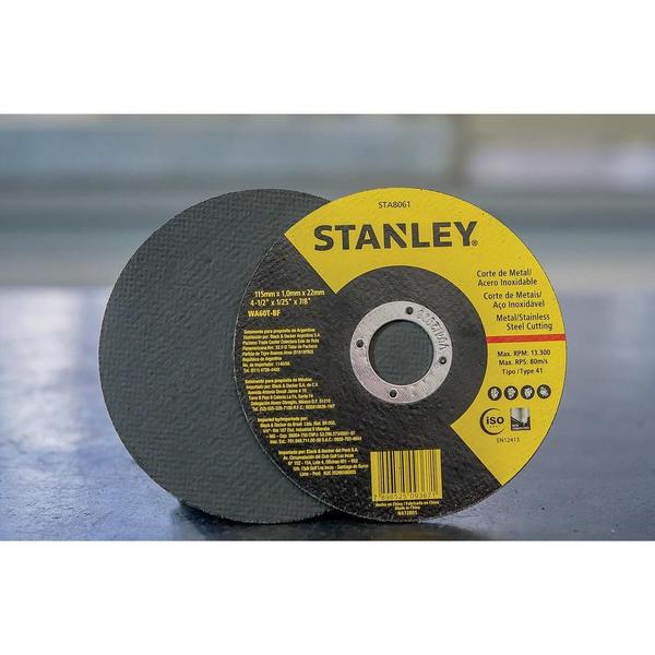 Imagem de Kit 50 Discos De Corte Inox 4 1/2 X 1.0 X 7/8 Da Stanley