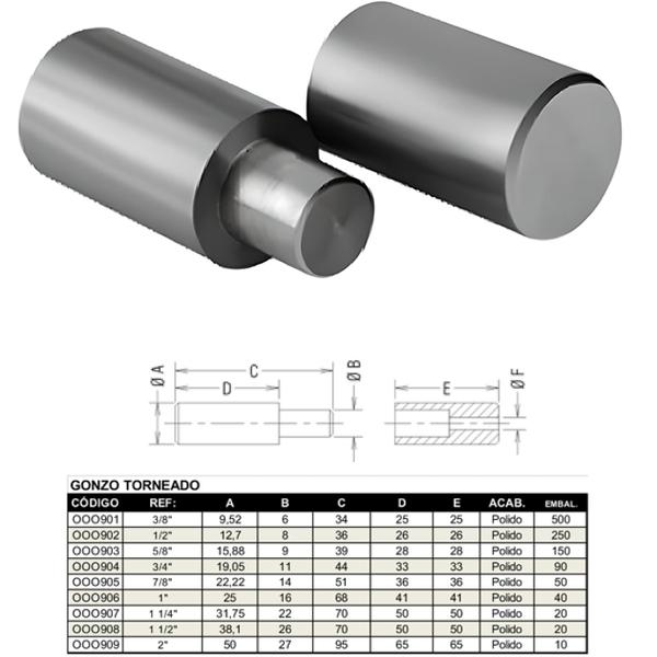 Kit 50 Dobradiça Gonzo Porta Portão Aço Polido 3/8 Reforçado - TOLEMAT Imagem de Kit 50 Dobradiça Gonzo Porta Portão Aço Polido 3/8 Reforçado