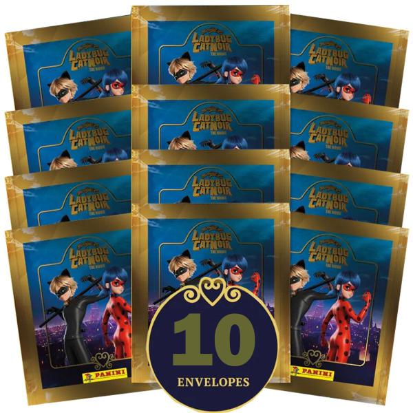 Imagem de Kit 50 Figurinhas Miraculous As Aventuras de Ladybug Em 10 Envelopes Lacrados