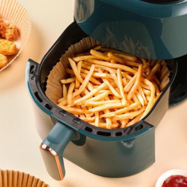 Imagem de Kit 50 Formas de Papel Air Fryer Antiaderente Descartável