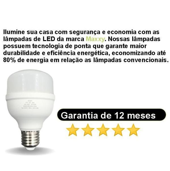 Imagem de Kit 50 Lâmpadas Led Bulbo 30W Fria