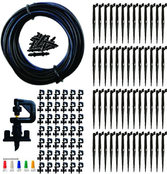 Imagem de Kit 50 Microaspersor Bailarina Irrigação Completo  - Agrojet