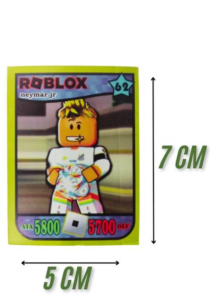 Imagem de Kit 50 Pacotes com 4 Figurinhas Jogo Roblox  BloxFruits