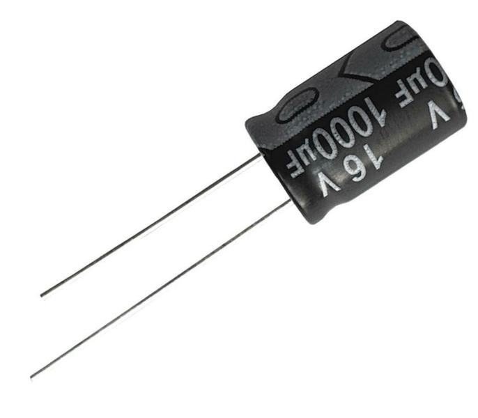 Imagem de Kit 50 pçs - capacitor eletrolitico 1000x16v - 1000uf x 16v