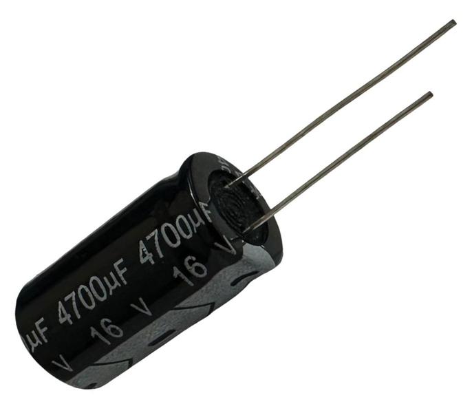 Imagem de Kit 50 pçs - capacitor eletrolitico 4700x16v - 4700uf x 16v