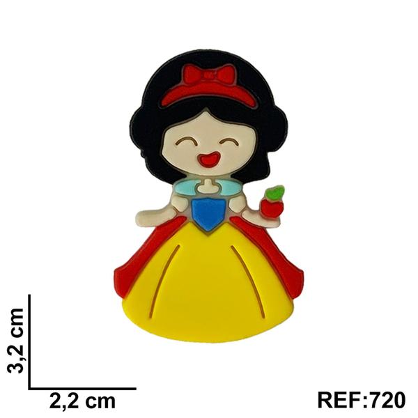 Imagem de Kit 50 Peças aplique Emborrachado Branca de Neve