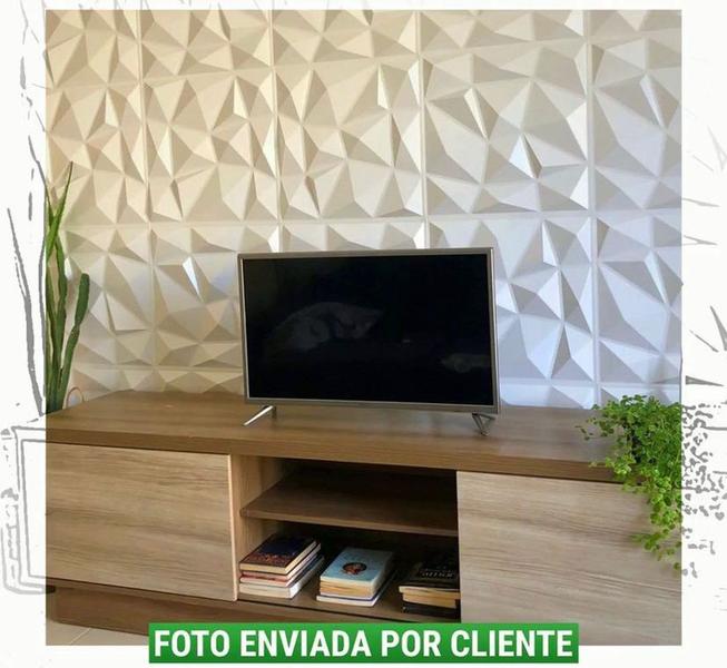 Imagem de Kit 50 placas 3d pvc ***auto adesiva*** modelo diamante