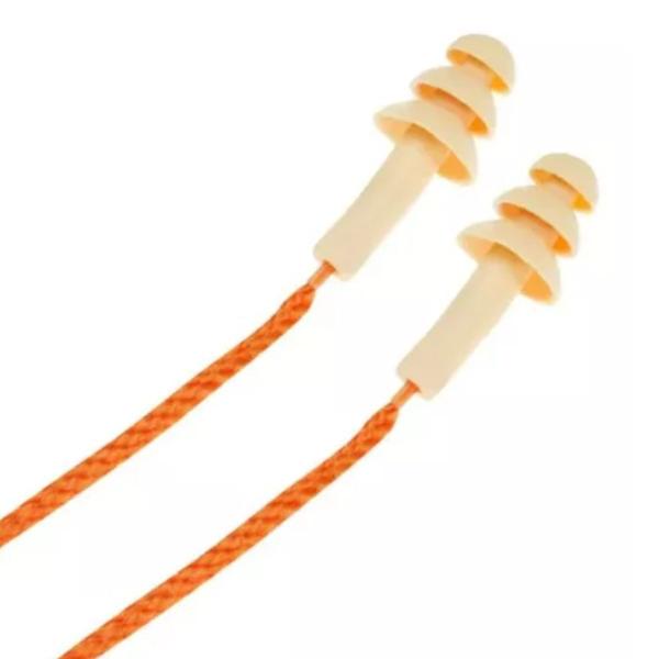 Kit 50 Protetor Auricular Ouvido Plug Silicone Antialérgico com Capa Protetora EPI - Kalipso EPI Imagem de Kit 50 Protetor Auricular Ouvido Plug Silicone Antialérgico com Capa Protetora EPI