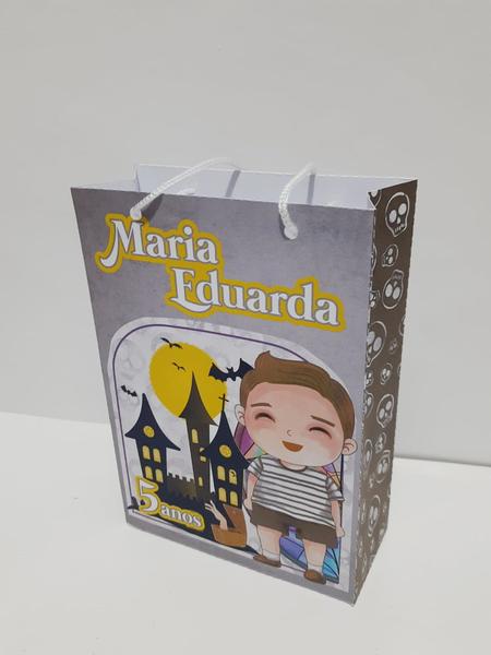 Imagem de kit 50 sacolinhas personalizadas Wandinha