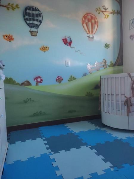 Kit 50 tatames eva tapete tons de azul 50x50cm 10mm - Tatames kids Imagem de Kit 50 tatames eva tapete tons de azul 50x50cm 10mm
