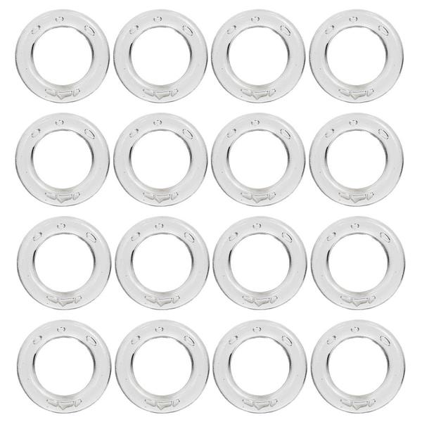 Kit 50 Unidades de Argola Plástica Incolor 2,7cm Para Artesanato - Russo Art Imagem de Kit 50 Unidades de Argola Plástica Incolor 2,7cm Para Artesanato