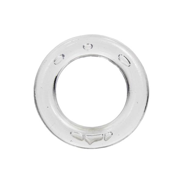 Kit 50 Unidades de Argola Plástica Incolor 2,7cm Para Artesanato - Russo Art Imagem de Kit 50 Unidades de Argola Plástica Incolor 2,7cm Para Artesanato