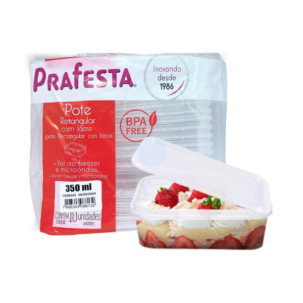 Kit 50 Unidades De Marmita Descartavel Tampa Com Lacre 350Ml - Embanet Comercio De Embalagens Imagem de Kit 50 Unidades De Marmita Descartavel Tampa Com Lacre 350Ml