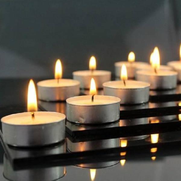 Kit 50 Velas Fondue Rechaud Jantar Suporte Aluminio 1,7cm - Freecom Imagem de Kit 50 Velas Fondue Rechaud Jantar Suporte Aluminio 1,7cm